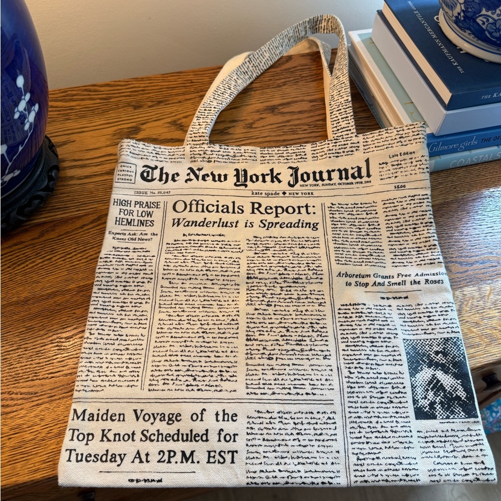 RARE Kate Spade New York Journal Tote